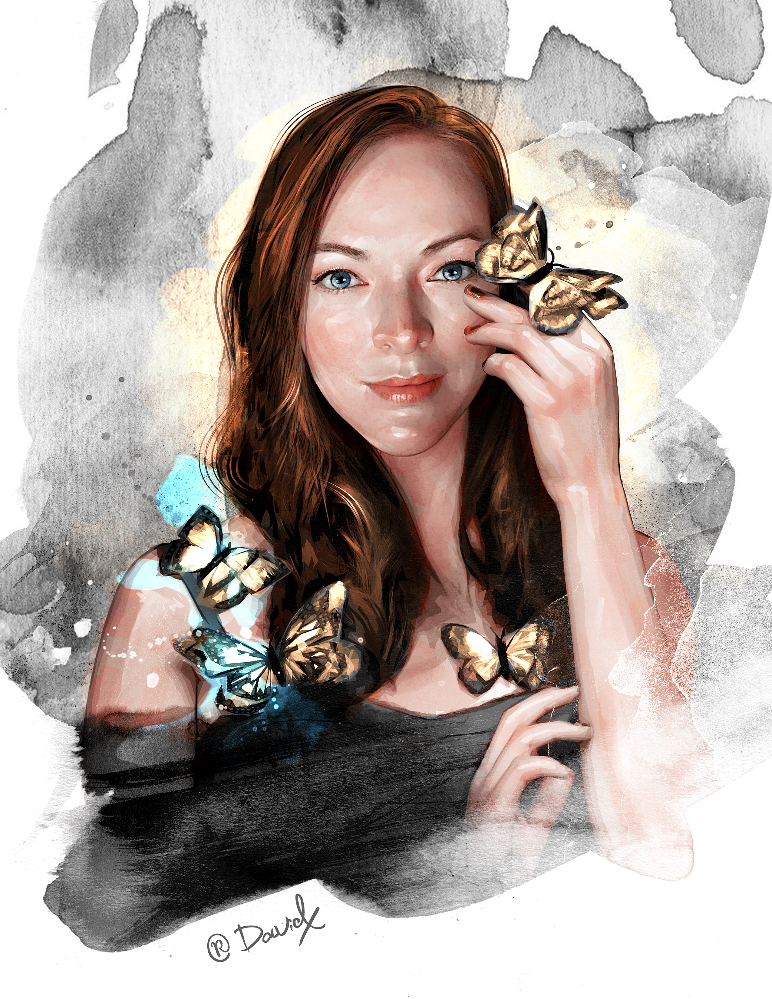 A painting of Samantha