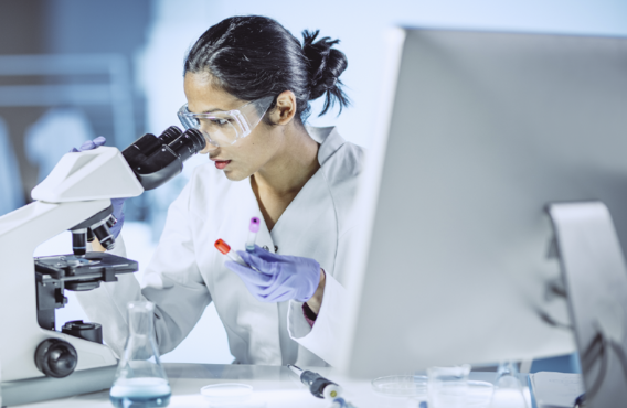 Research with blood test