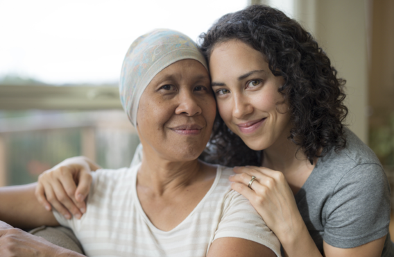 Woman with cancer and daughter 2