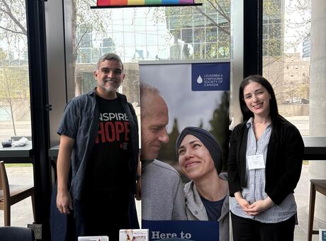 Daniella Sinisi and Naone Garcia at Blood Cancer Day, U of T Pharmacy Faculty 2025