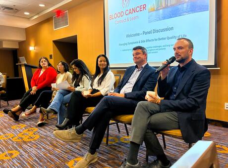Toronto blood cancer connect and learn event Sept 2025 panel discussion