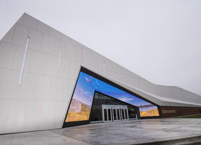 An exterior shot of the Canadian Museum of Science and Technology