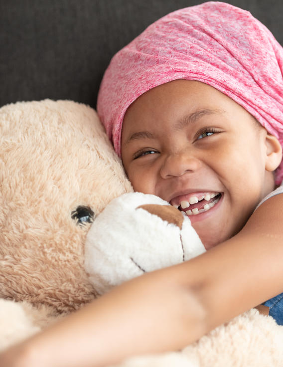 Girl with Teddy Bear