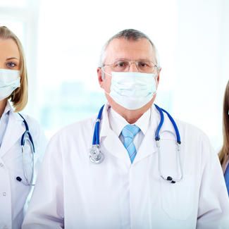 Doctors with masks